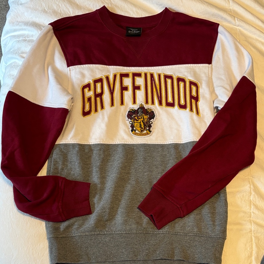Gryffindor Burgundy and Gray Men's Sweatshirt